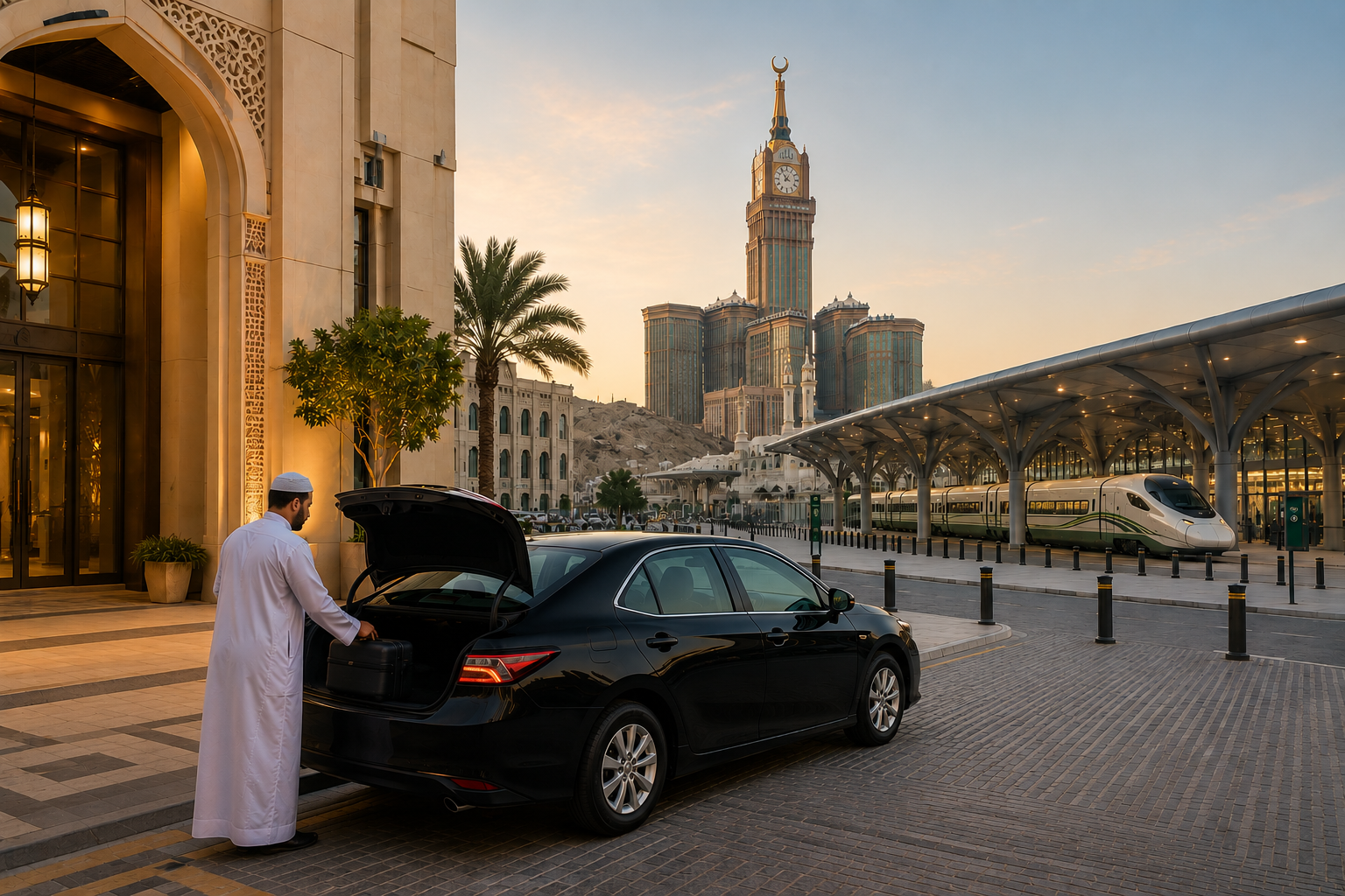 makkah to madinah staria hiace coaster umrah groups