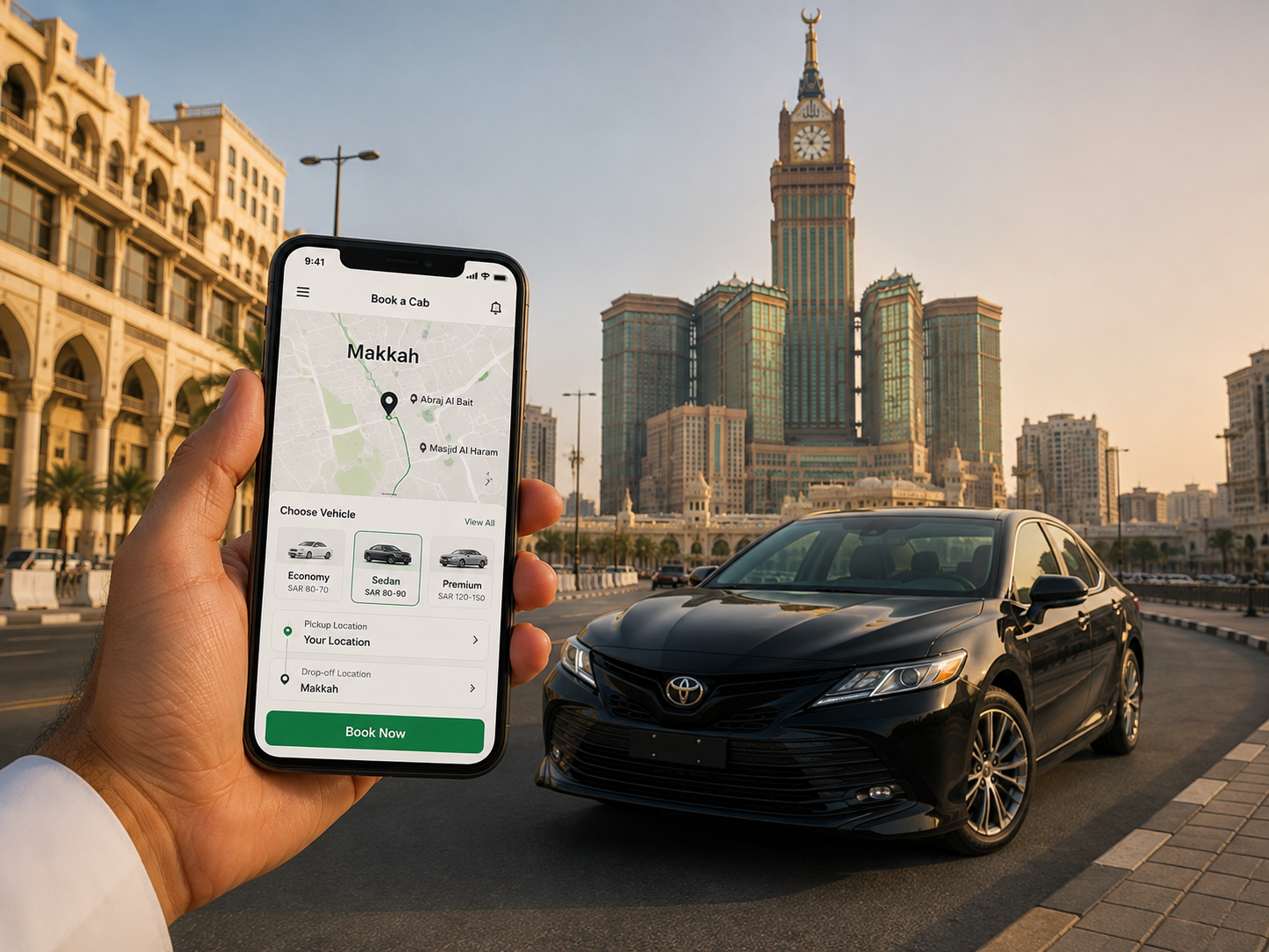 women or female friendly taxi services in makkah