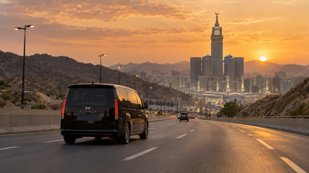staria umrah taxi routes