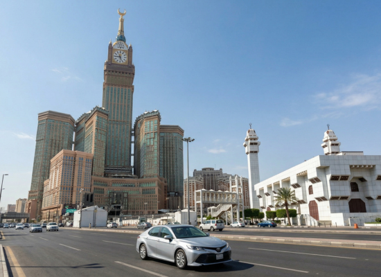clock tower or haram to masjid ayesha taxi fare