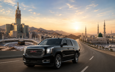 Book a Luxury 7-Seater GMC Taxi from Makkah to Madinah