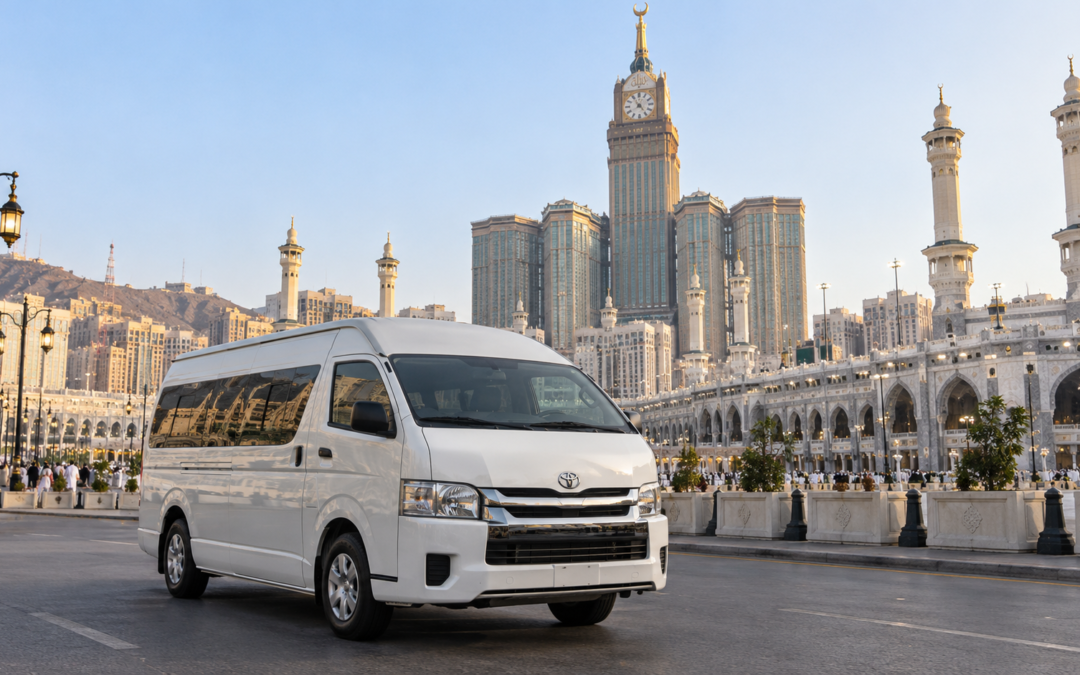 hiace for umrah groups in makkah