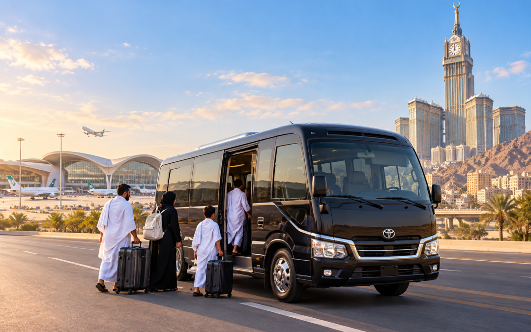 makkah to jeddah airport umrah coaster